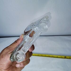 Clear Glass Car Figurine
